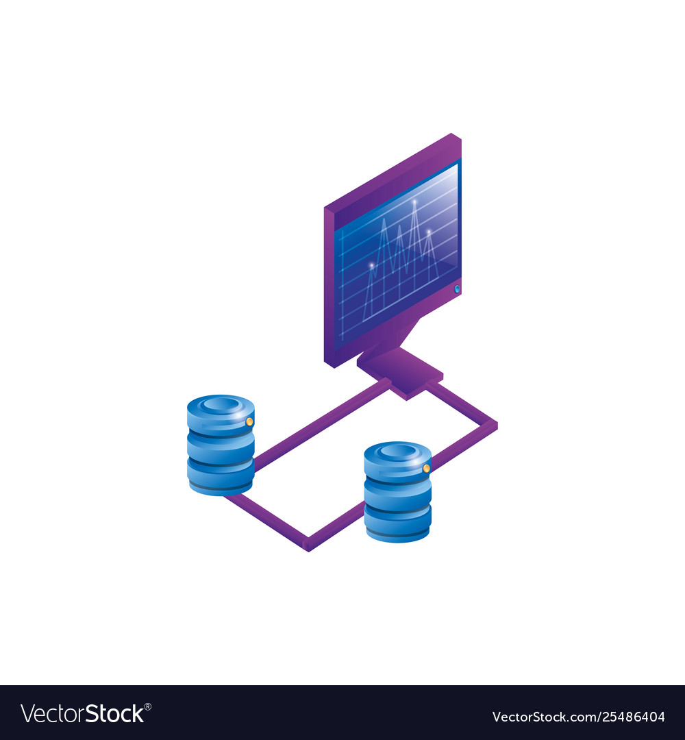 Desktop computer with data center disks