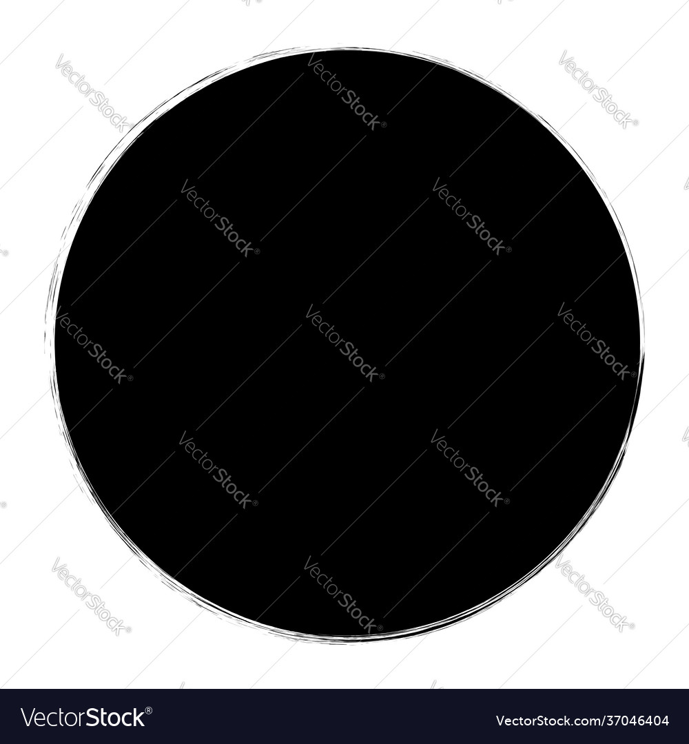 Grungy circle blob blotch vector image Grungy circle blob blotch