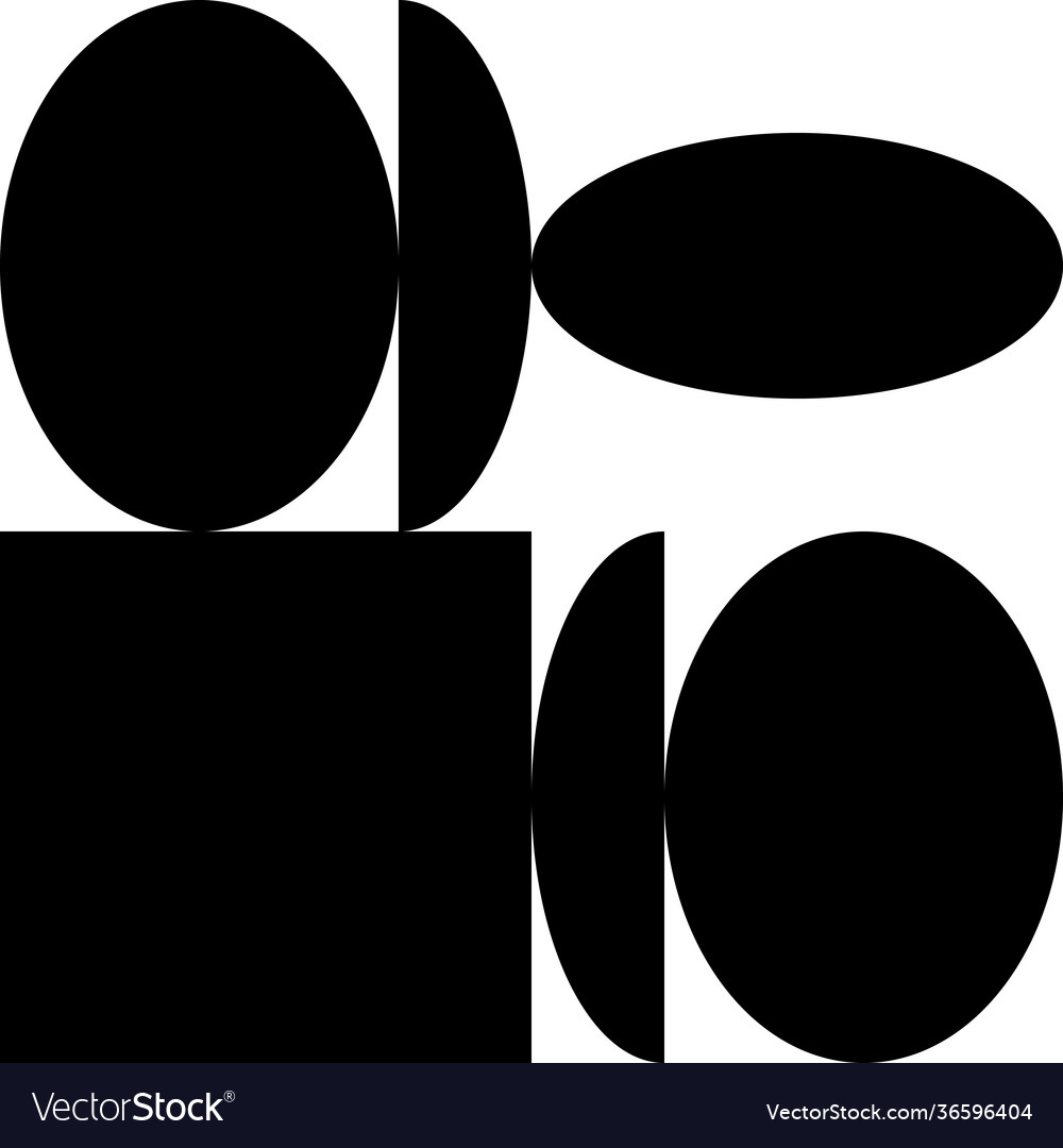 Minimal geometric pattern design vector image Minimal geometric pattern design
