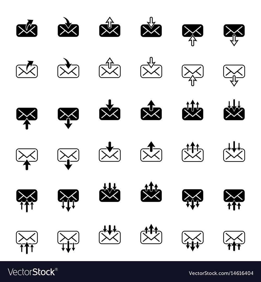 Set with post icons