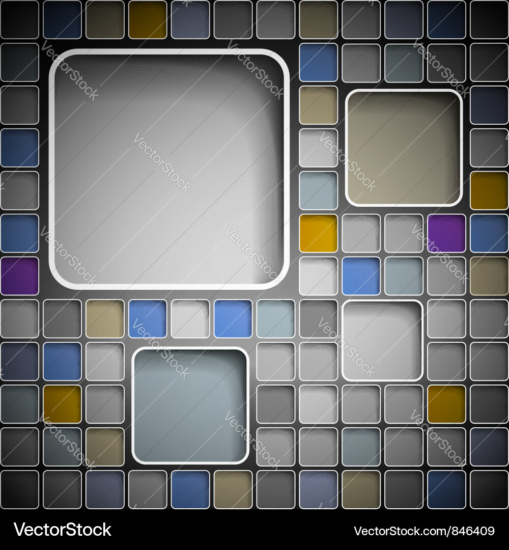 Background with squares Royalty Free Vector Image