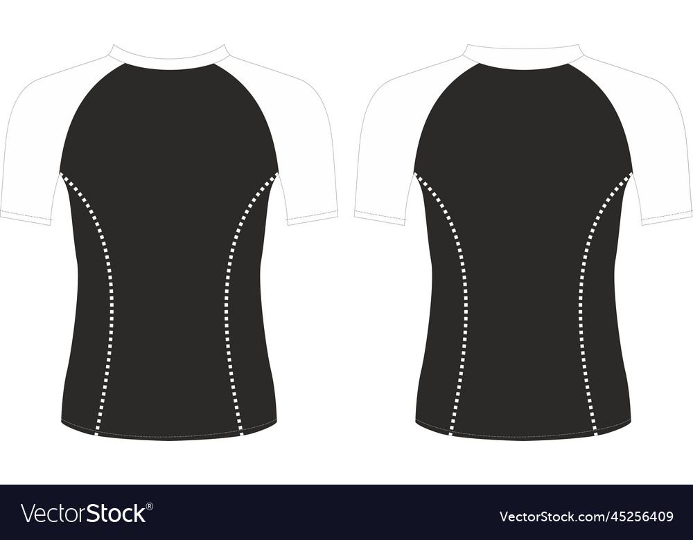 Compression rash guard design template design Vector Image Compression rash guard design template design Vector Image
