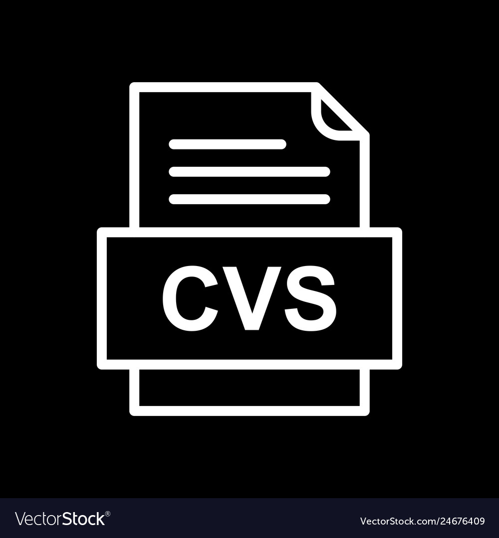 Cvs file document icon