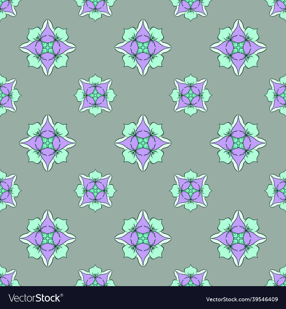 Fabric repeat pattern seamless patterns vector image Fabric repeat pattern seamless patterns