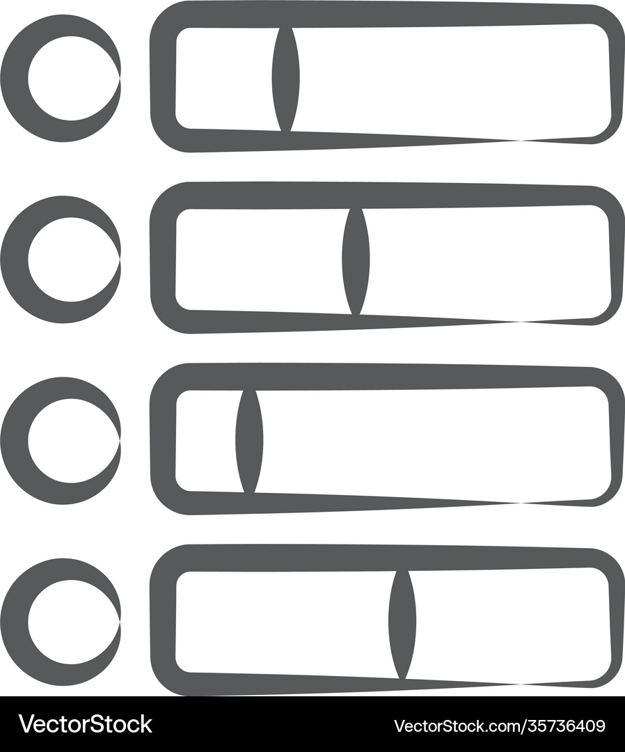 Horizontal chart Royalty Free Vector Image - VectorStock