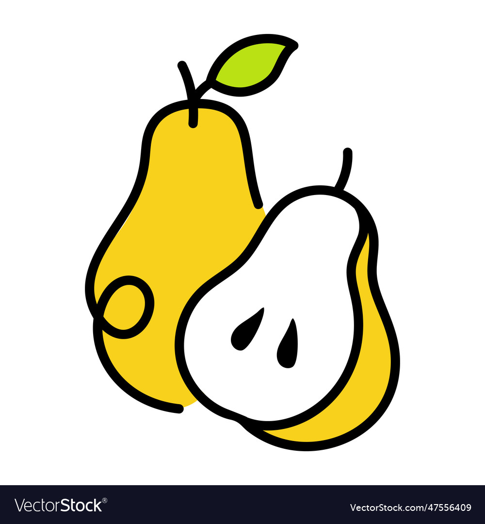 Pear Royalty Free Vector Image - VectorStock