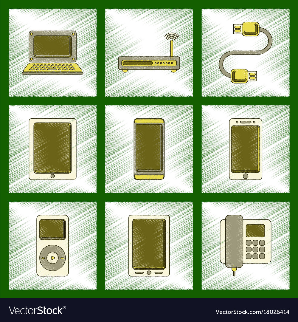 Assembly flat shading style icon wi fi modem