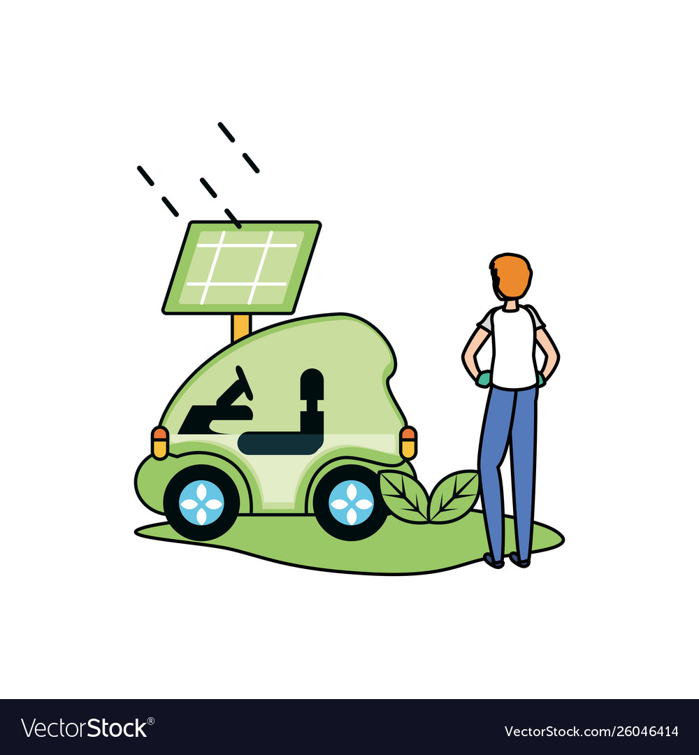 Avatar man and eco car design