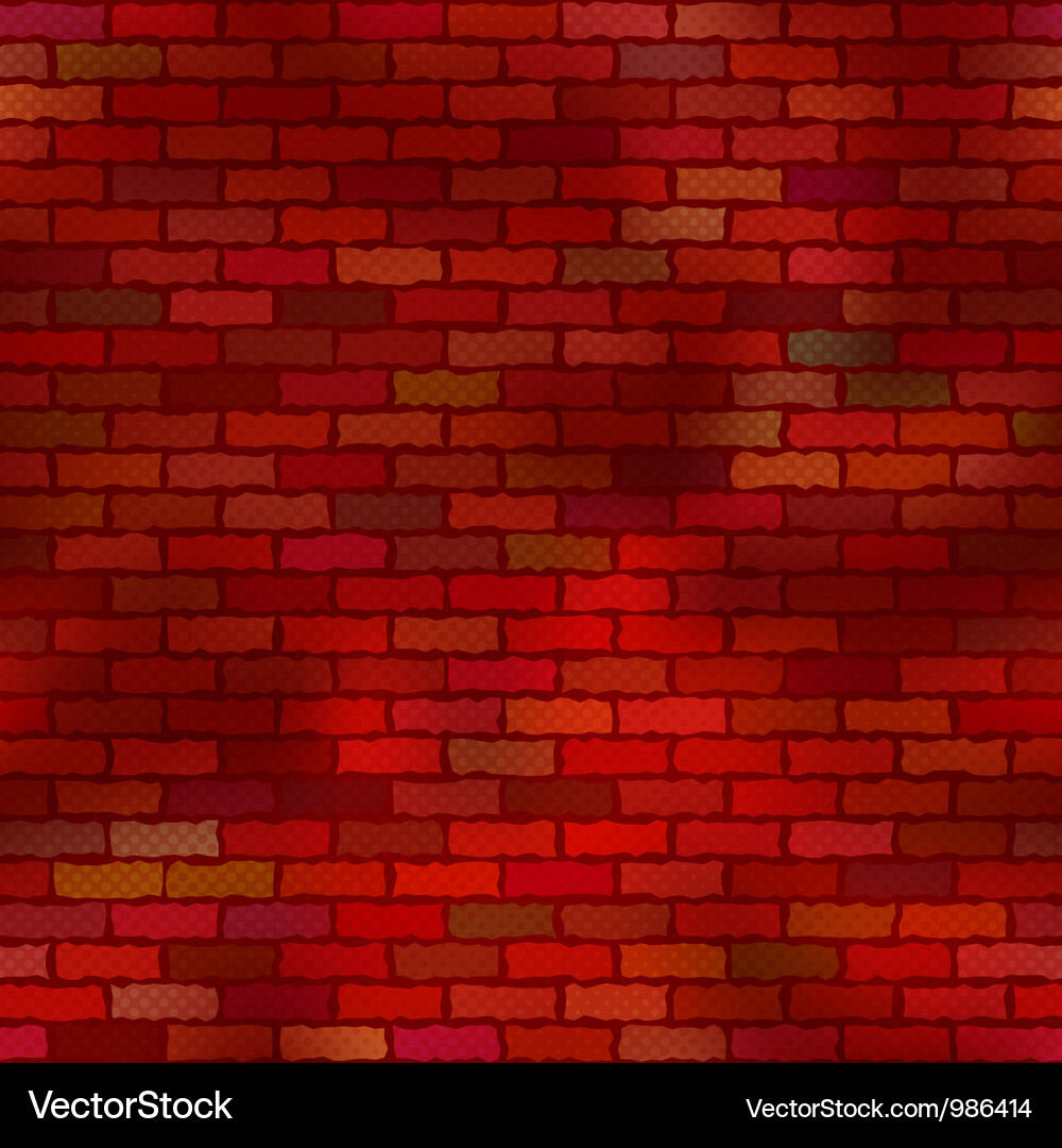 Brick wall seamless Royalty Free Vector Image - VectorStock