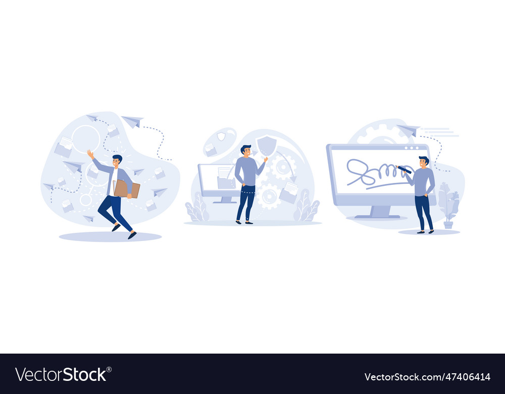 Cloud document access and sharing service shared vector image Cloud document access and sharing service shared