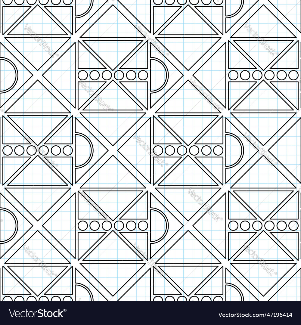 Geometric Triangle Pattern