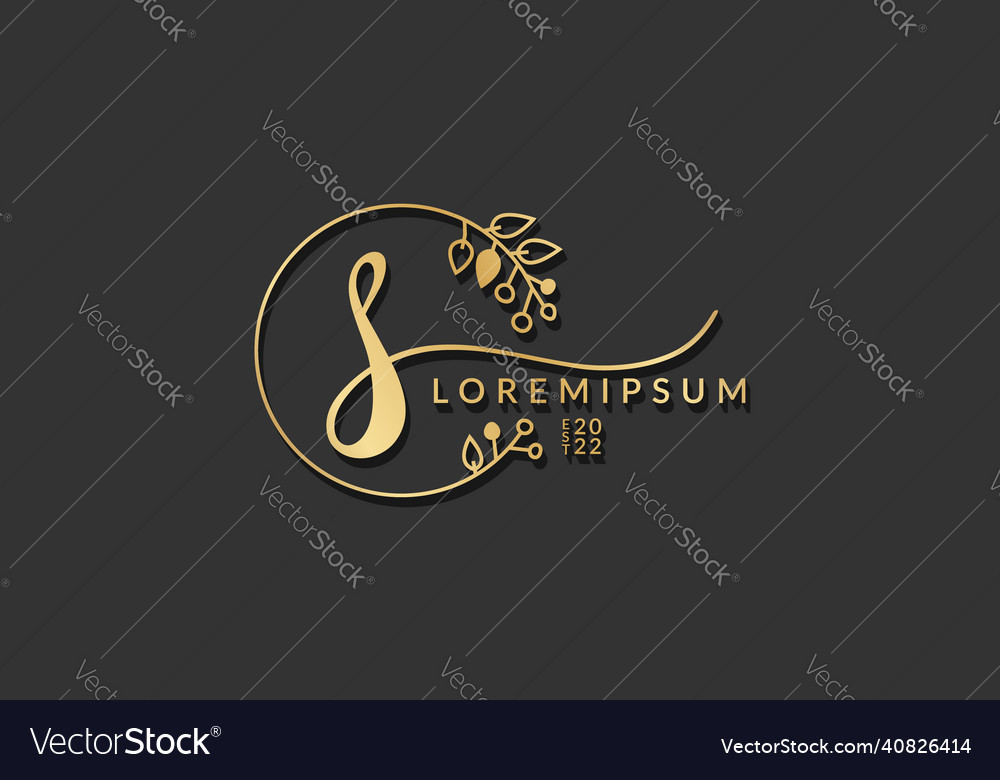 Handwritten signature monogram letter s