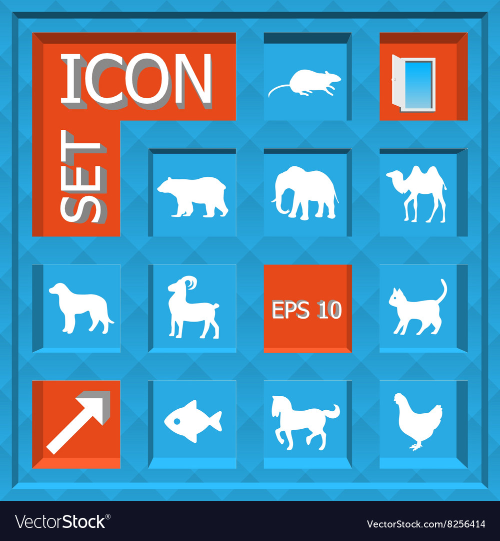 Icon set Royalty Free Vector Image - VectorStock