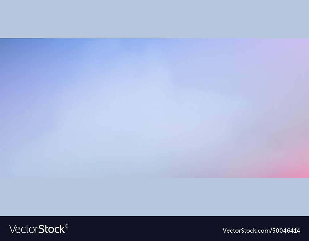 Modern colorful gradient background with clouds Vector Image Modern colorful gradient background with clouds