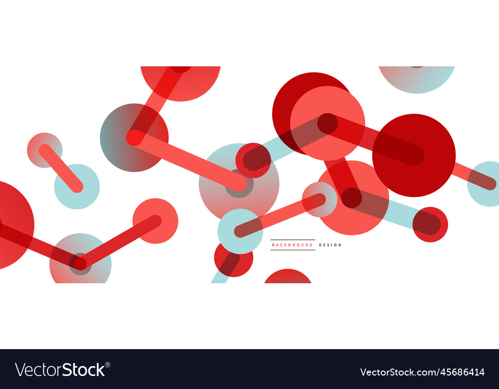 Network concept abstract background dots vector image Network concept abstract background dots