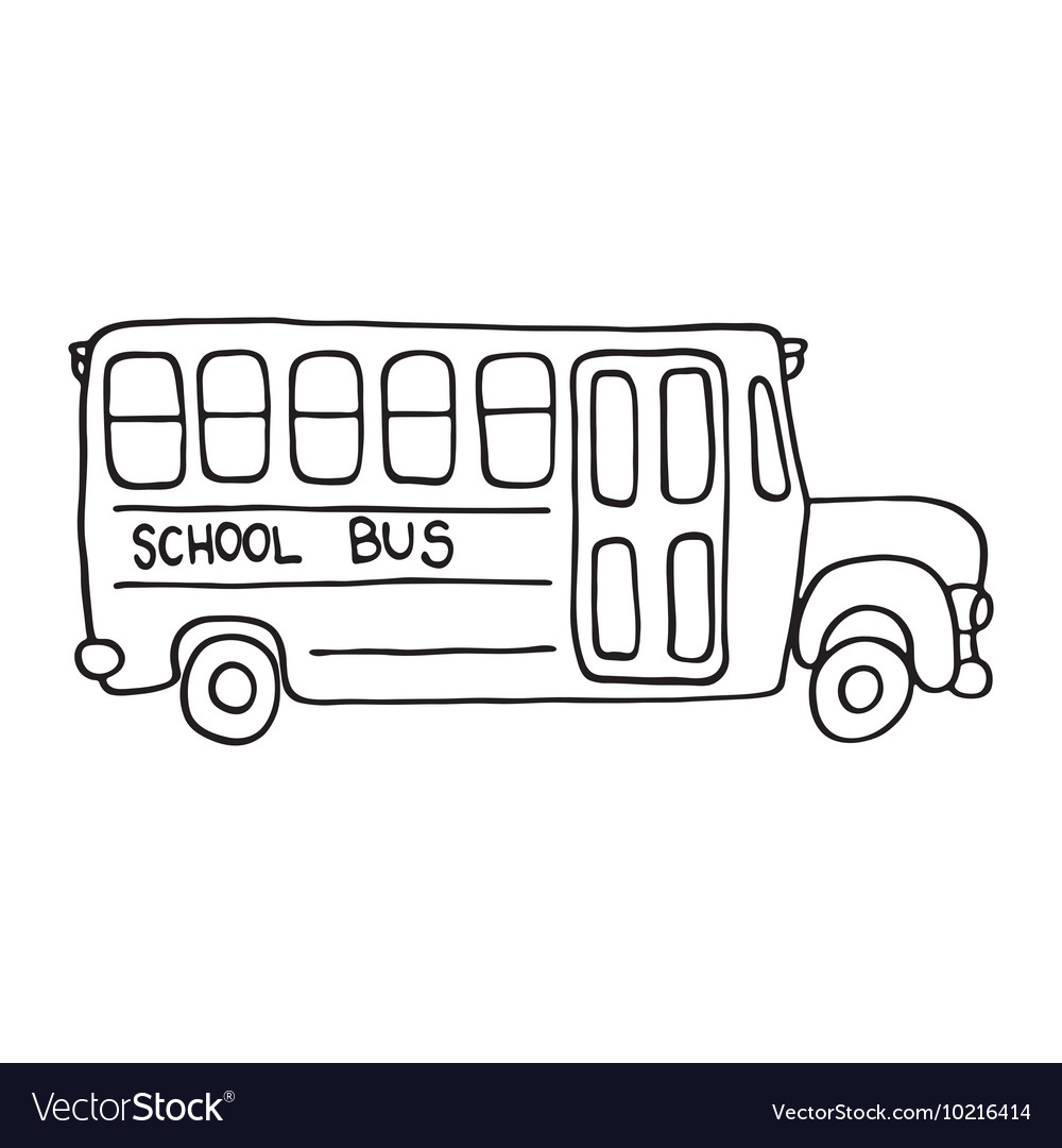 School bus icon Royalty Free Vector Image - VectorStock