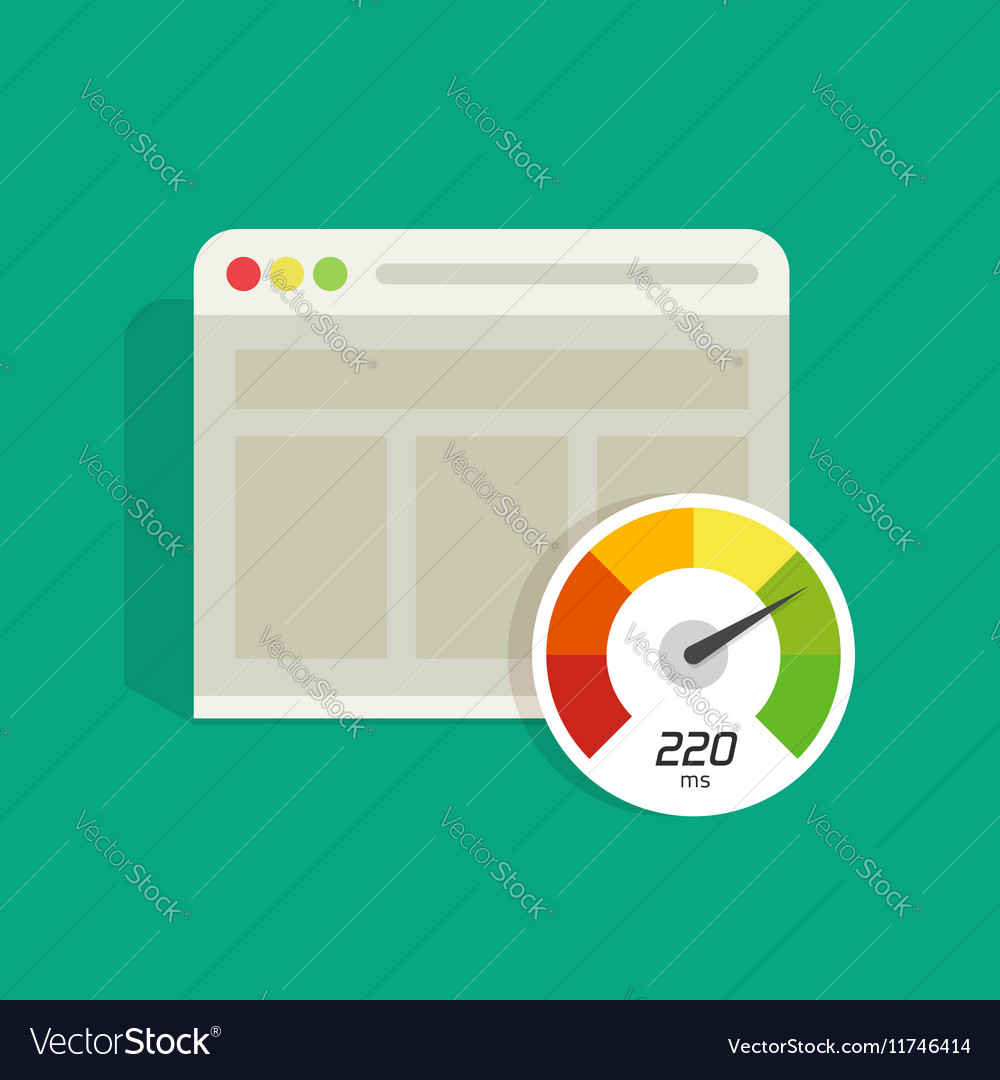 Website speed loading time icon web Royalty Free Vector