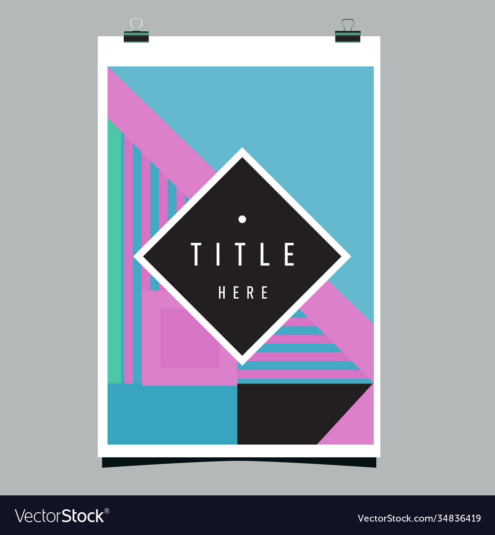 Abstract colorful geometric pattern background Vector Image Abstract colorful geometric pattern background
