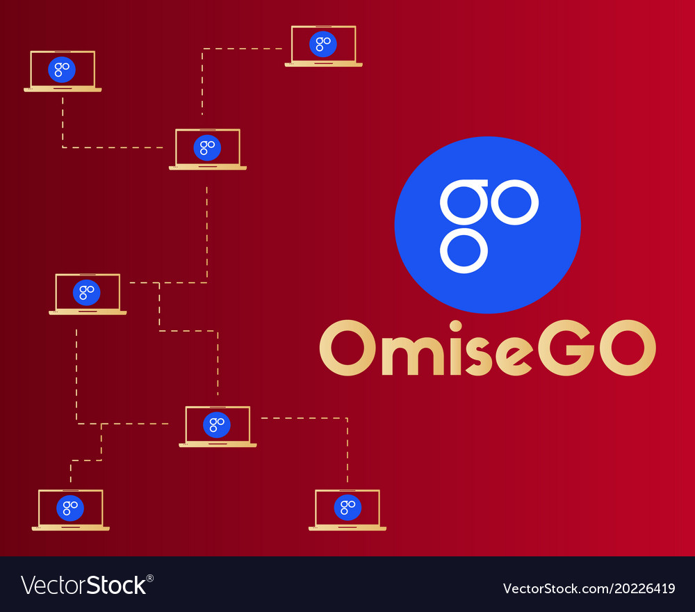 Background blockchain omisego cryptocurrency