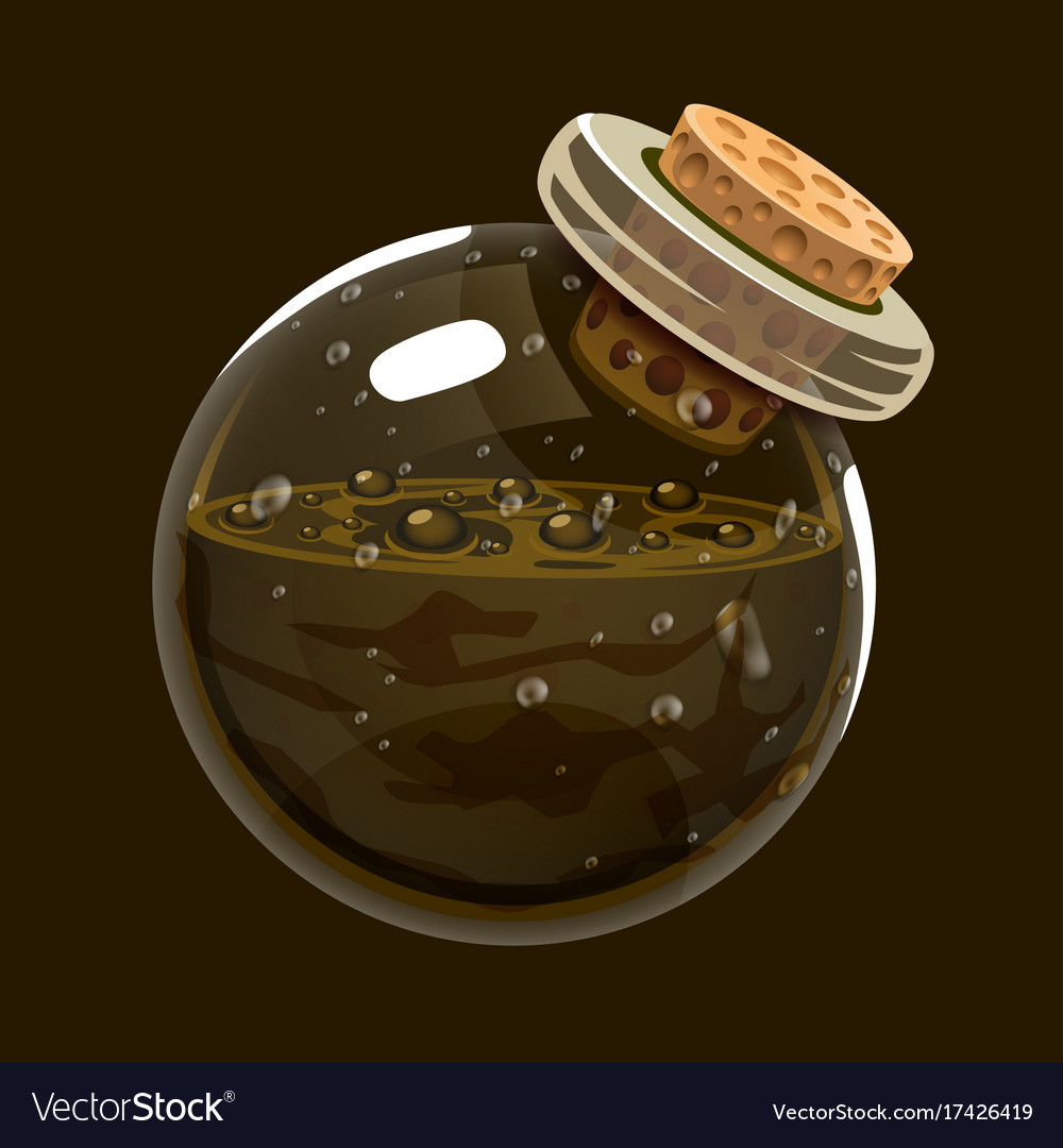 Bottle of mudgame icon magic elixir interface