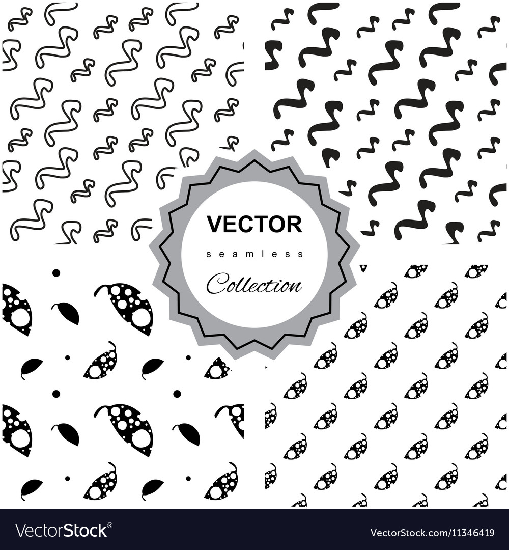 Ddoodle abstract seamless pattern collection