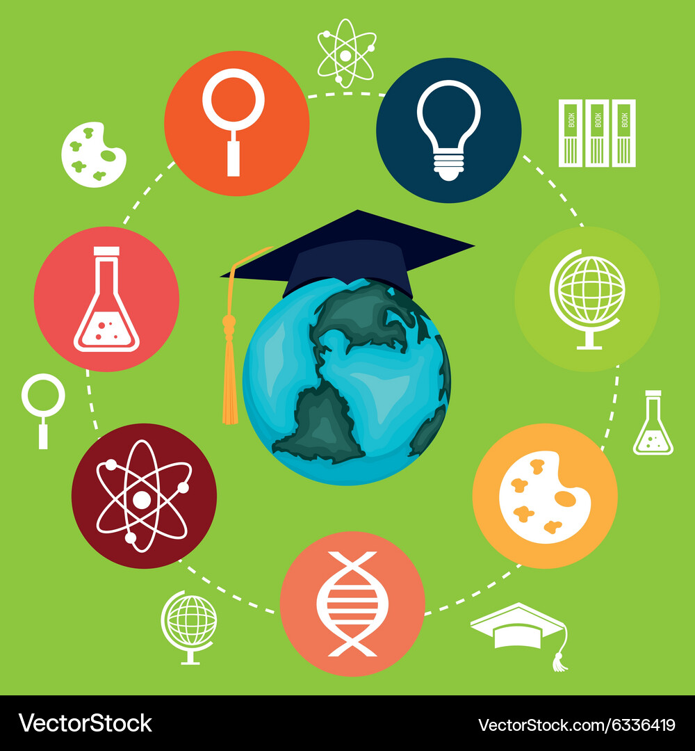 Education and learning Royalty Free Vector Image