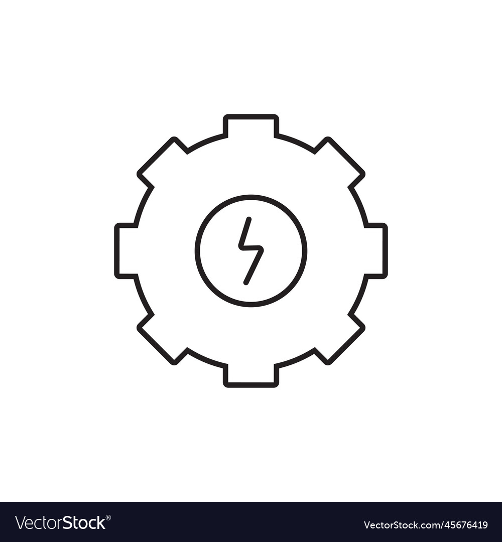 Elektrische Motor-Ikone