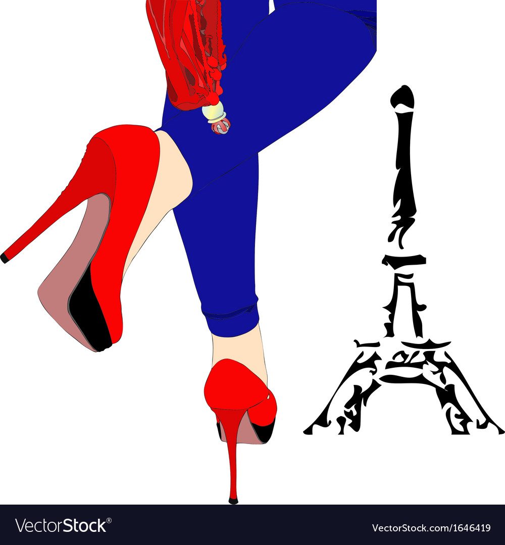 Elegance in Paris Royalty Free Vector Image - VectorStock