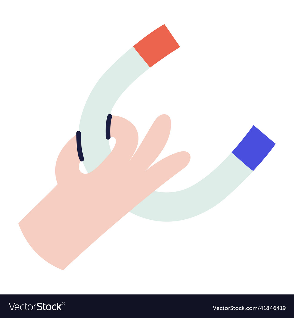 Magnet hand drawn doodle icon