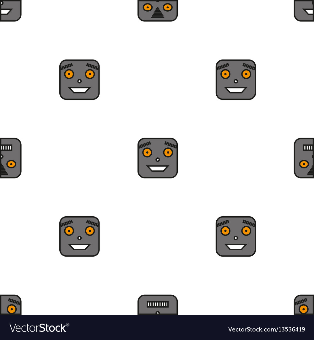 Seamless pattern of robots