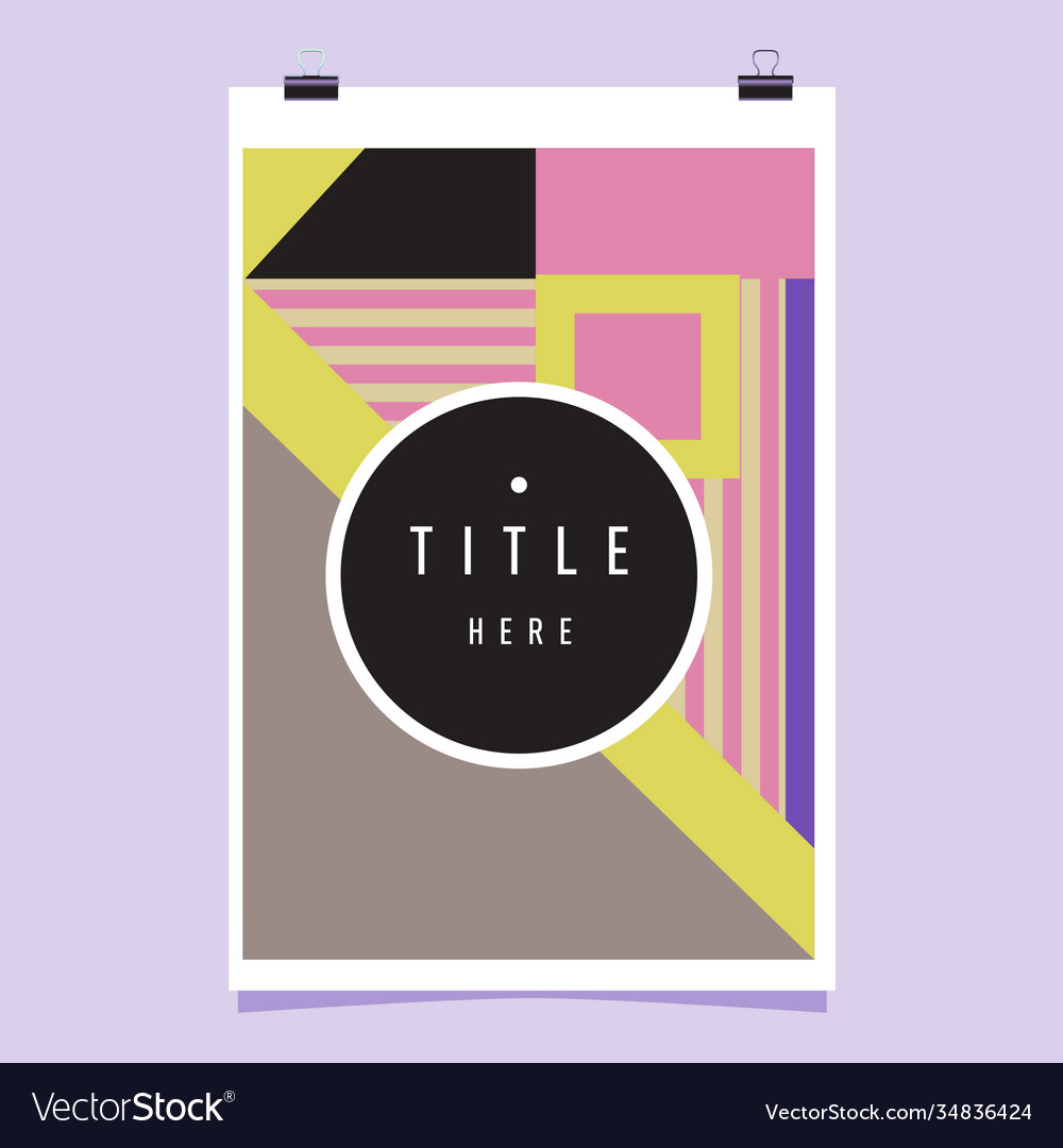 Abstract colorful geometric pattern background Vector Image Abstract colorful geometric pattern background