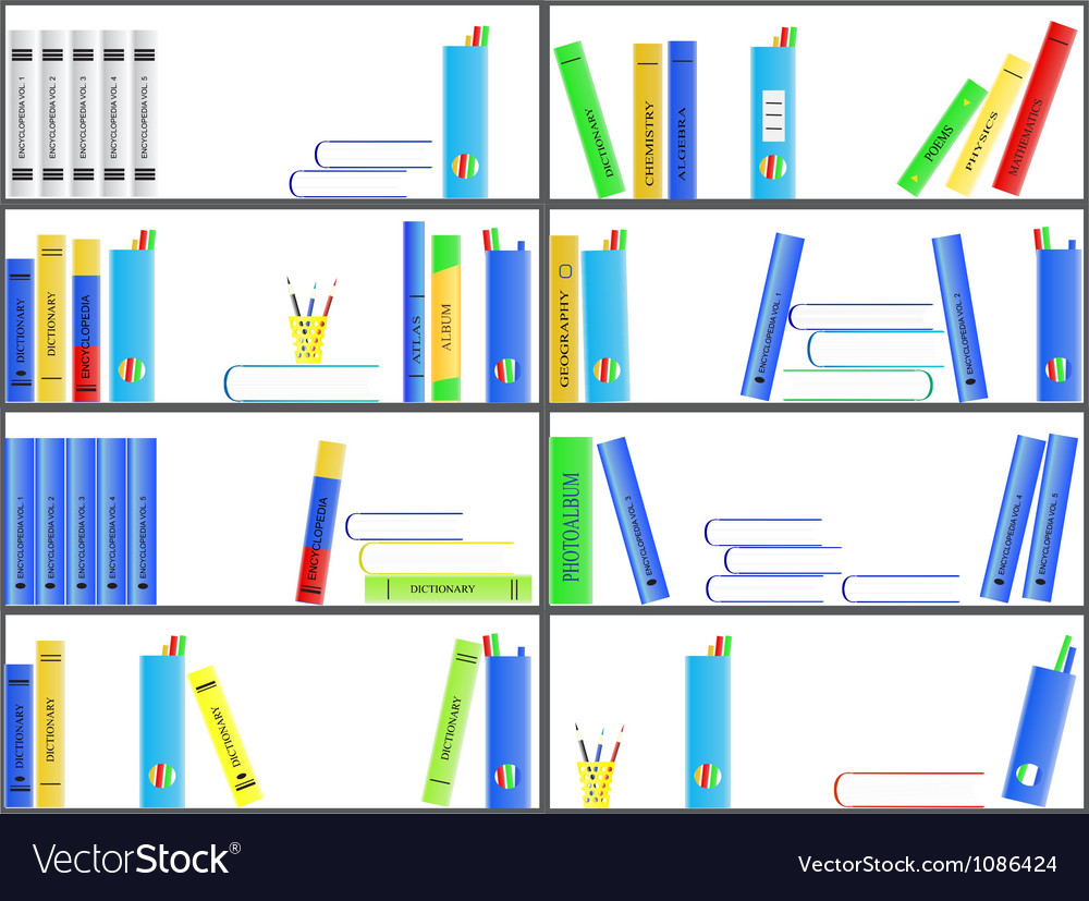 Bücherregal nahtloser Hintergrund