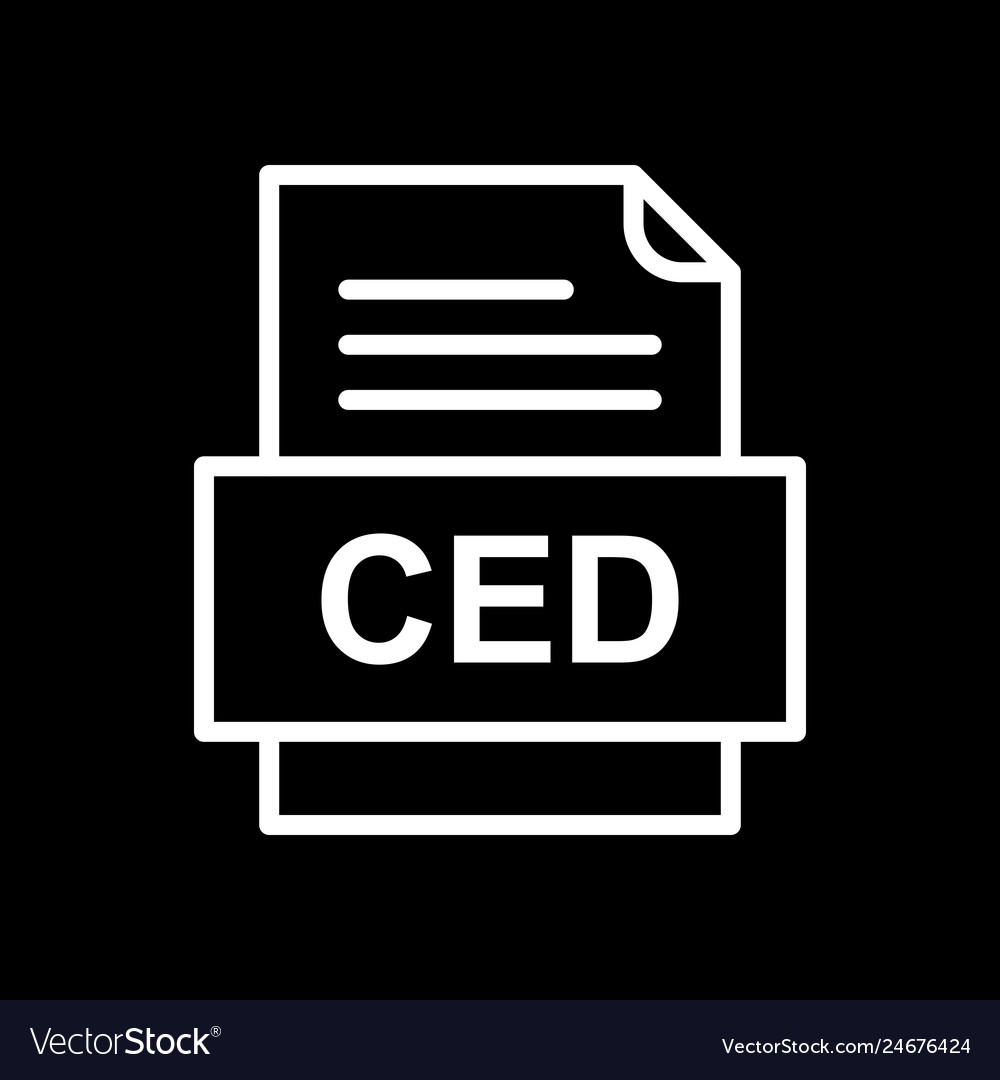 Ced file document icon