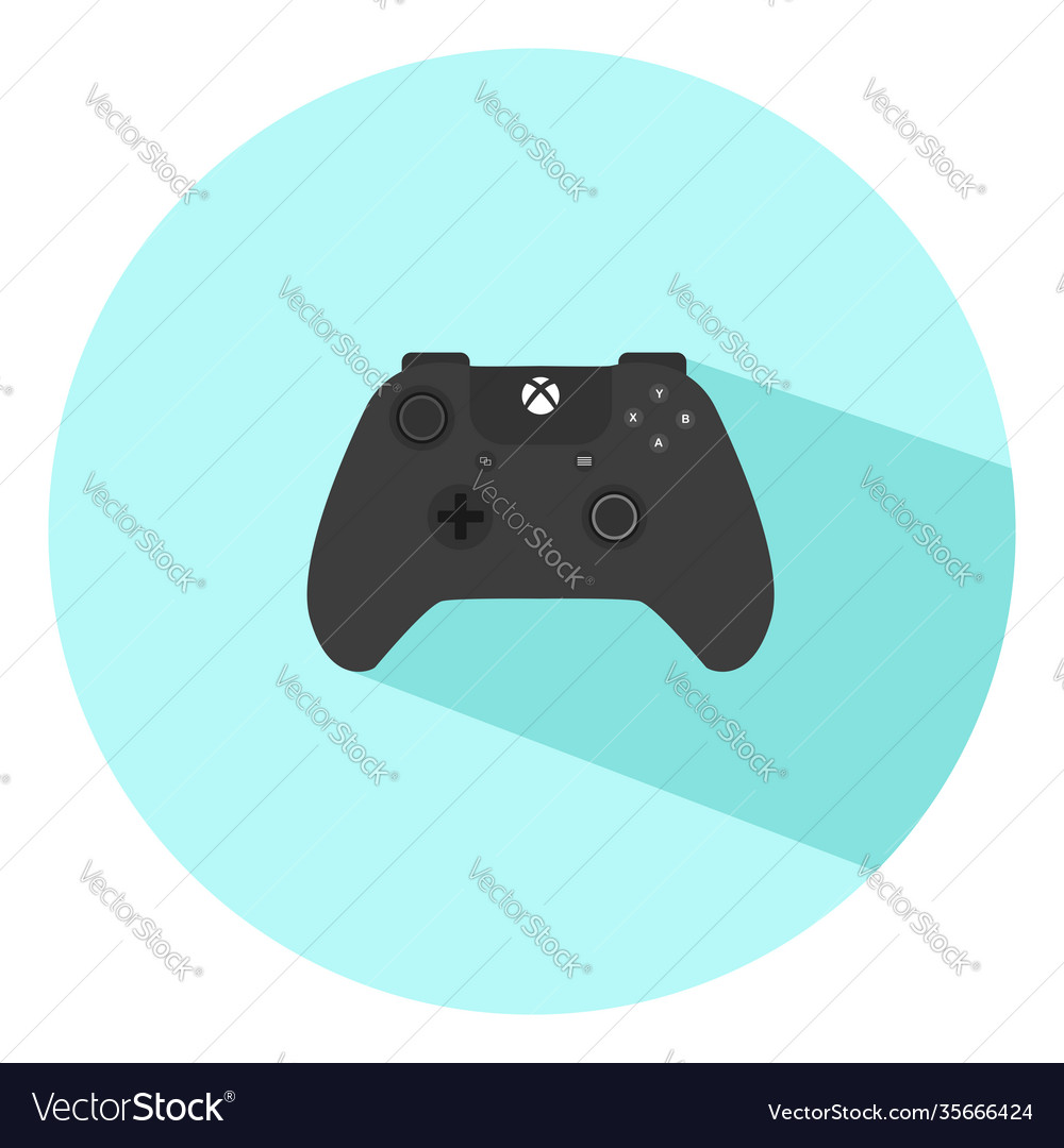 Game controller on a white background