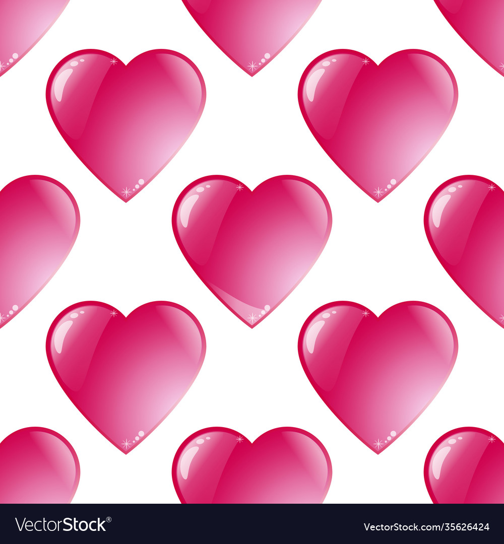 Hearts pattern background for continuous replicate Vector Image Hearts pattern background for continuous replicate