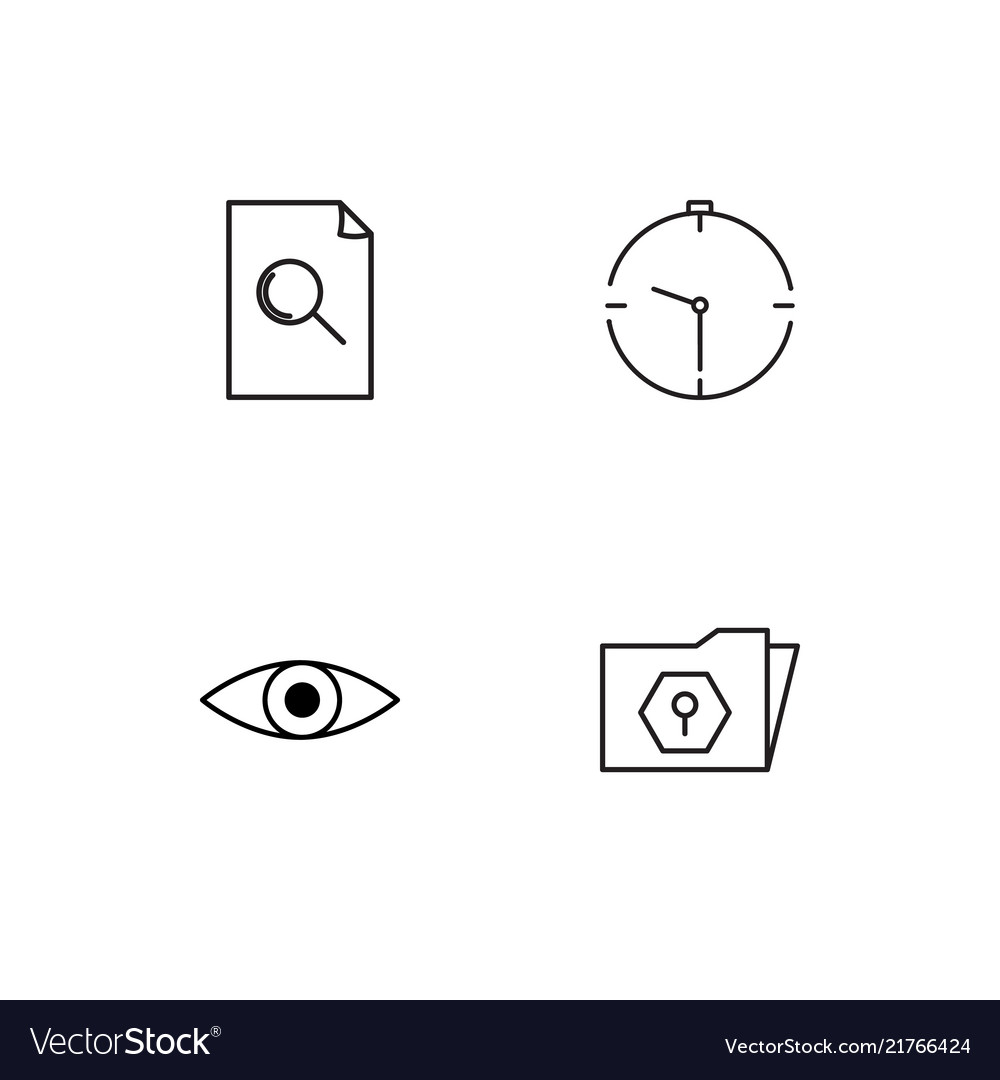 User interface icons set