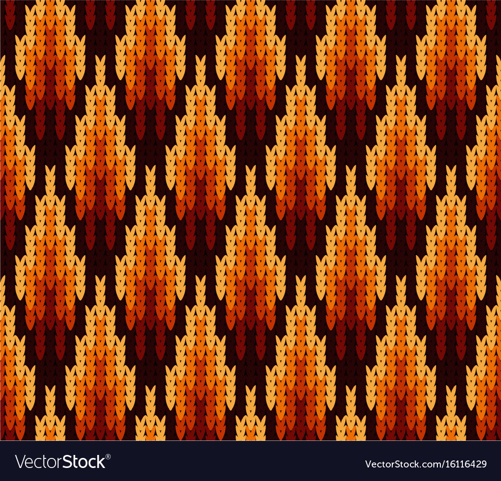 Abstract pattern with seamless knitted texture