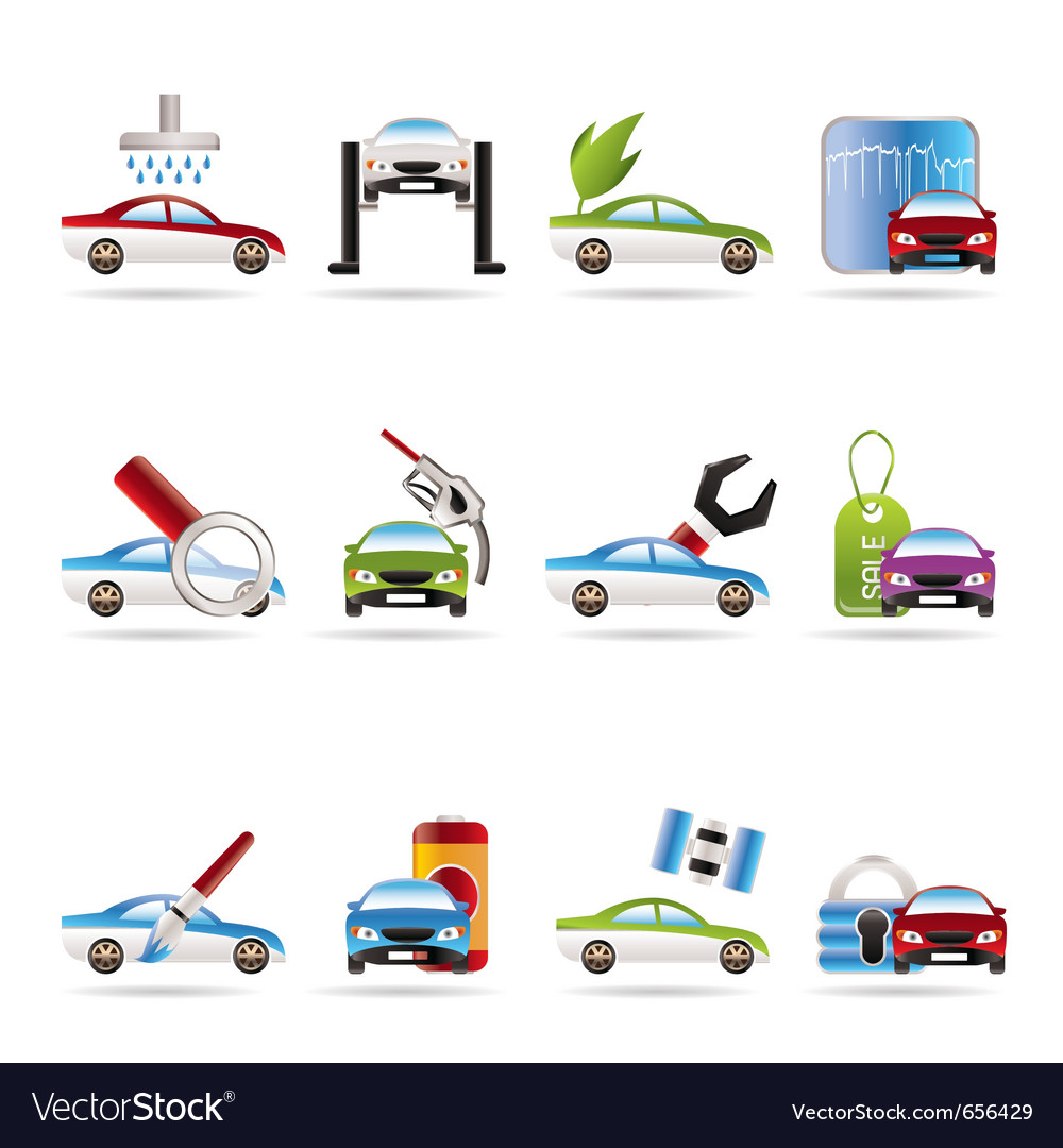 car and automobile service icon automobile service
