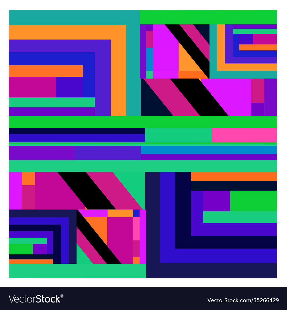 Colorful geometric and curve background pattern