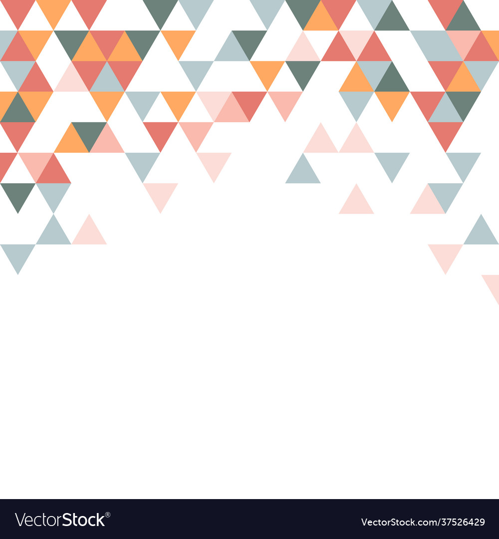 Colorful geometric triangle pattern Royalty Free Vector