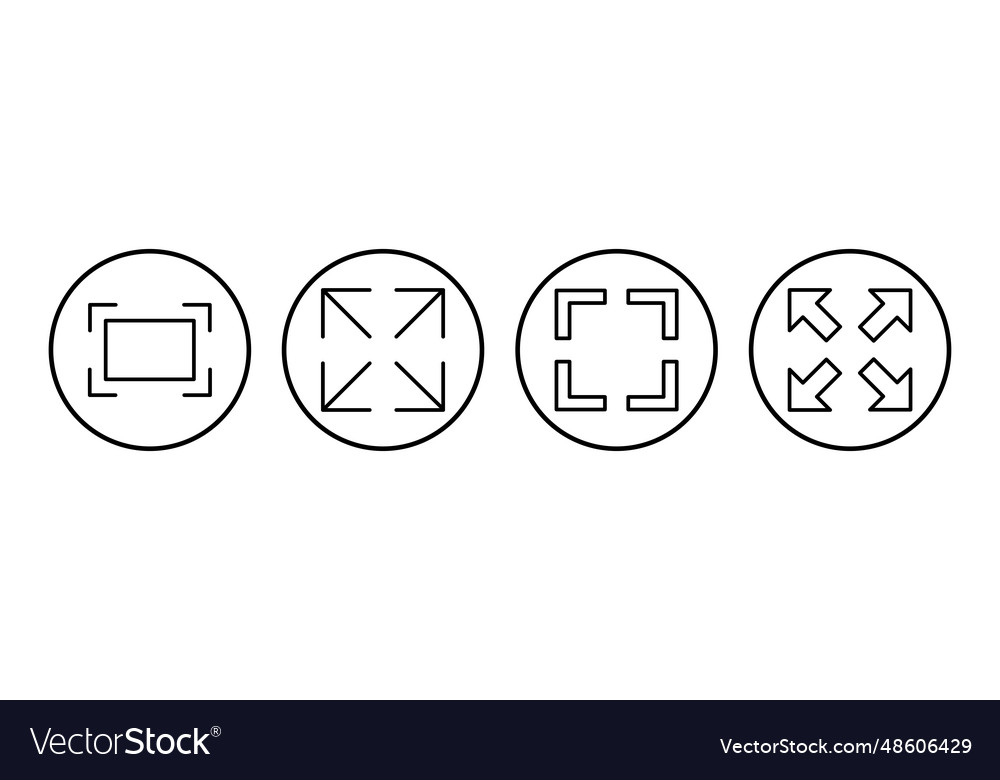 Fullscreen icon expand