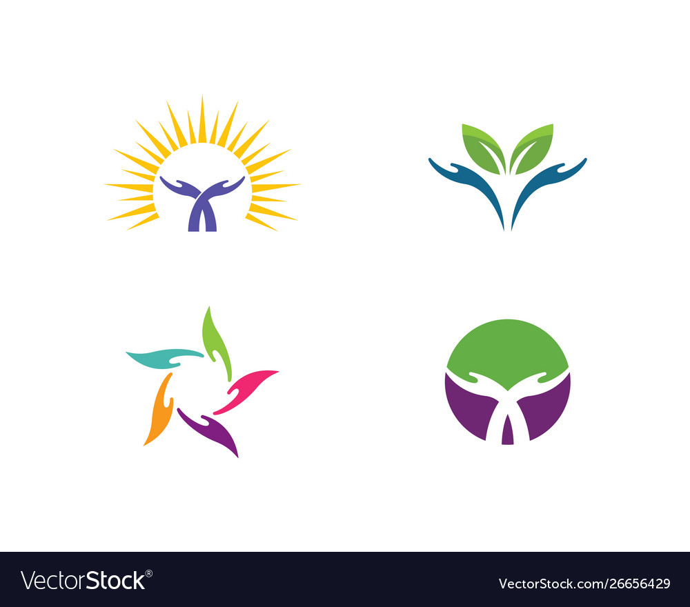 Hand care logo template