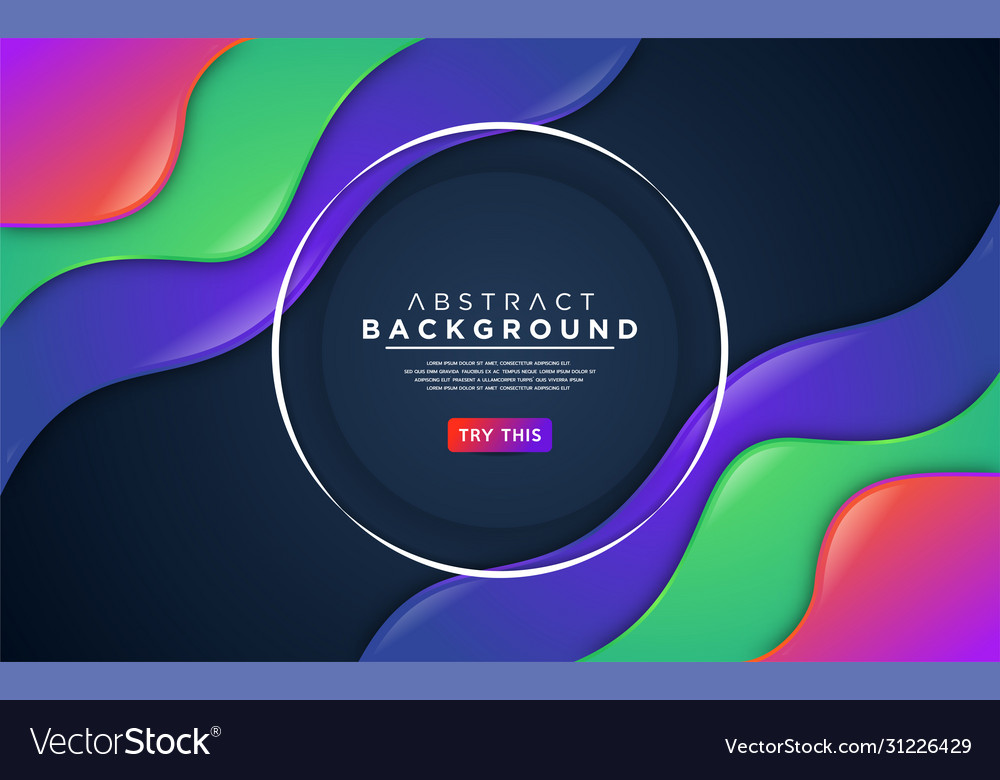 Modern abstract dynamic colorful background design