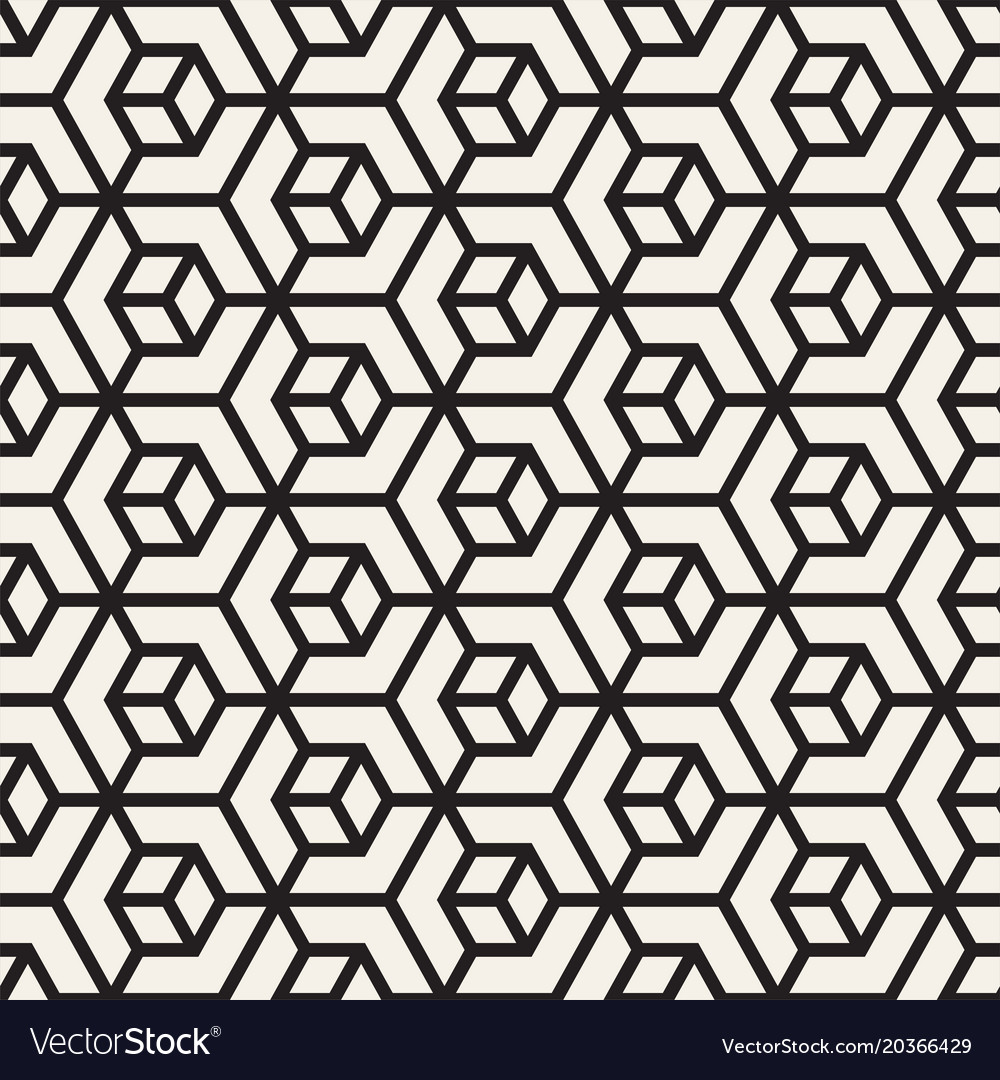 Modern Geometric Hexagonal Pattern