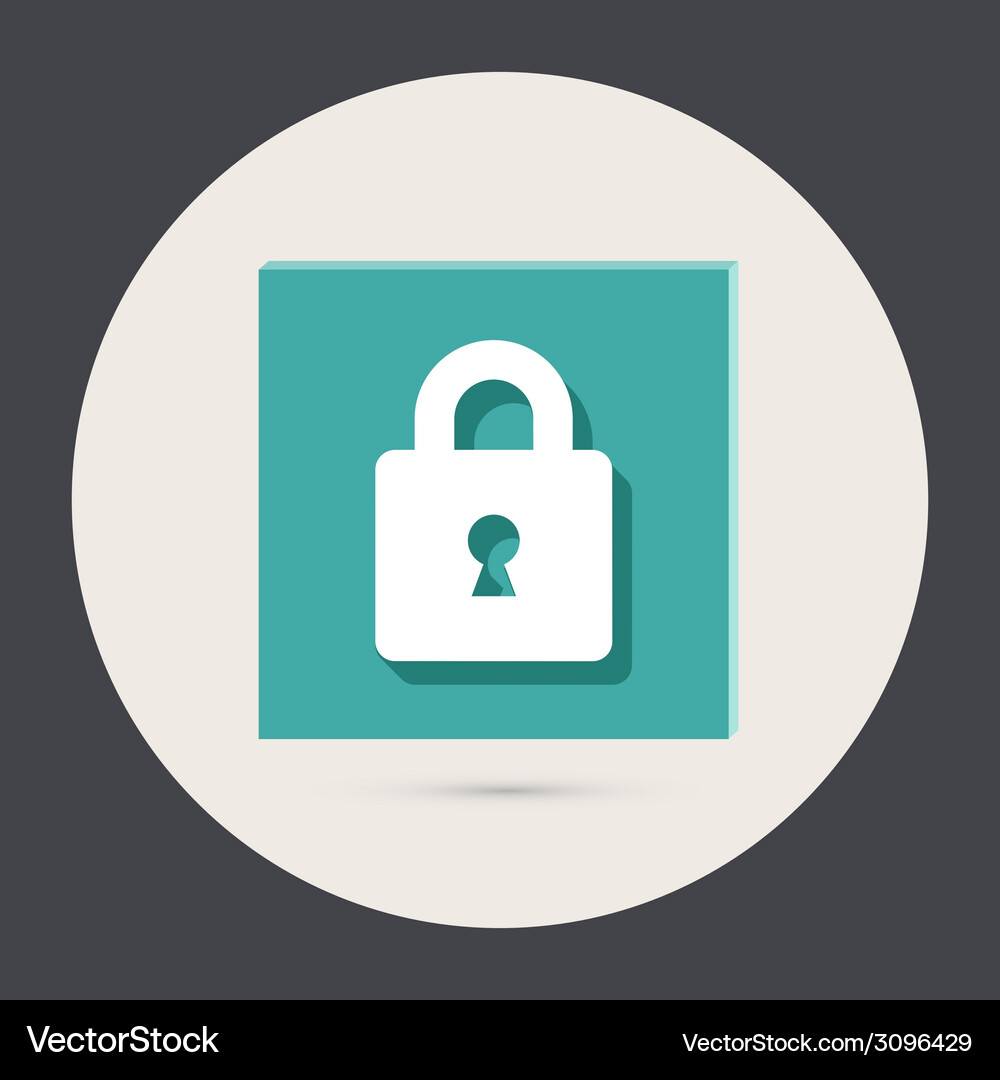 Padlock Royalty Free Vector Image - VectorStock