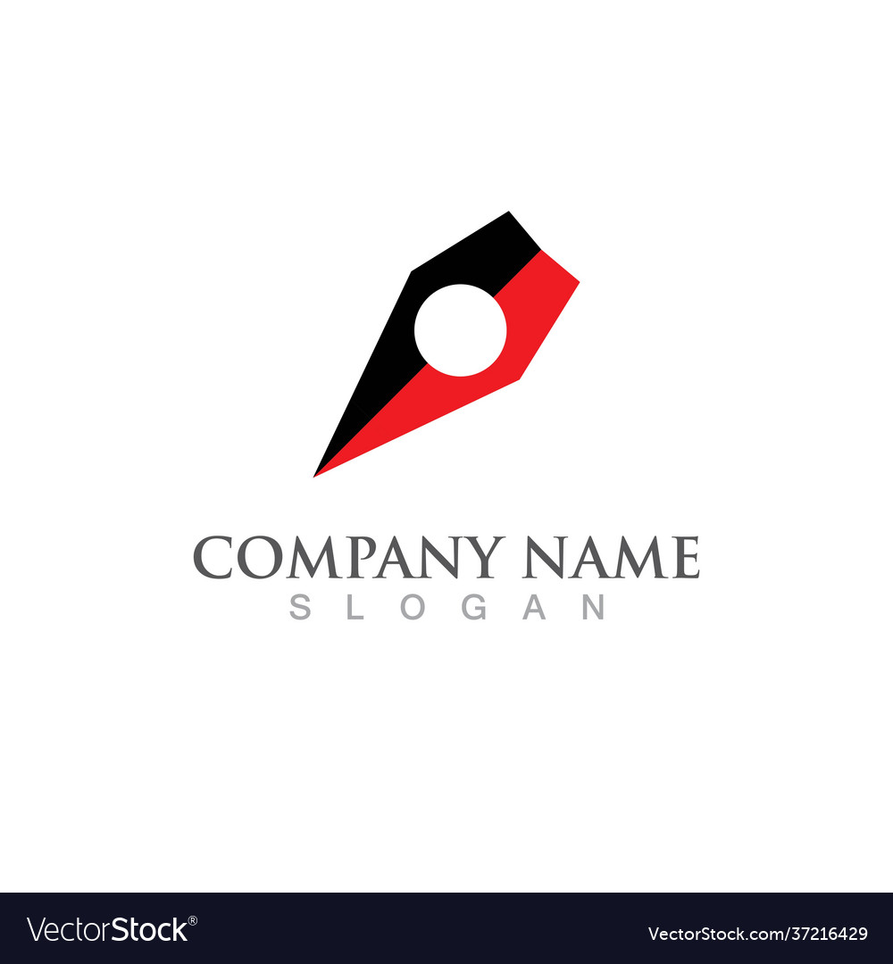 Pen logo template image