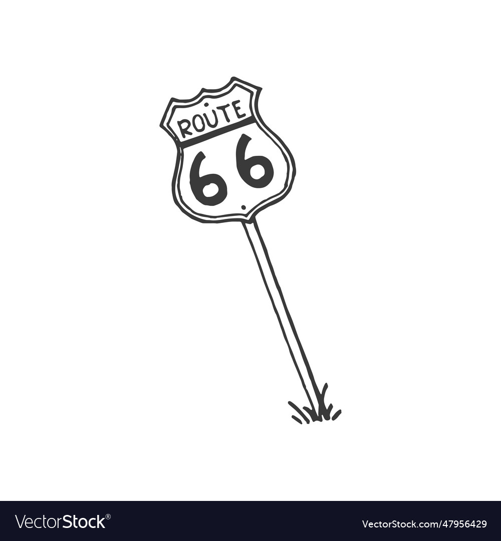 Route 66 Sign - Americana