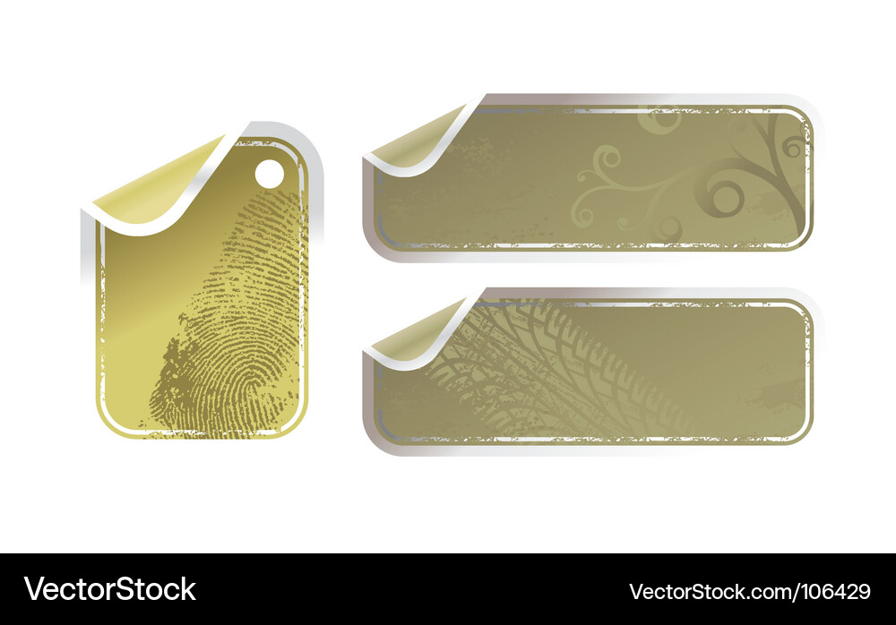 Stickers Royalty Free Vector Image - VectorStock