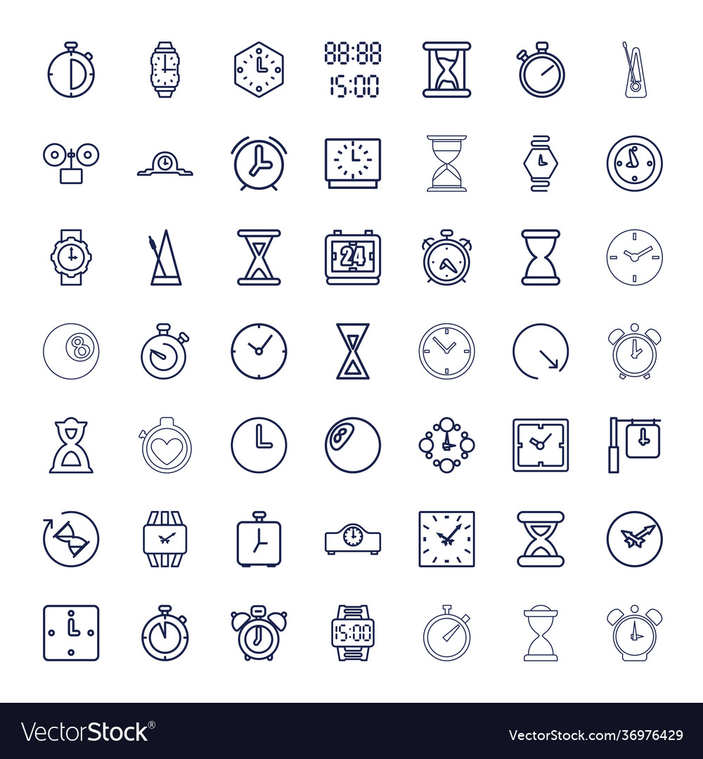 Timer icons