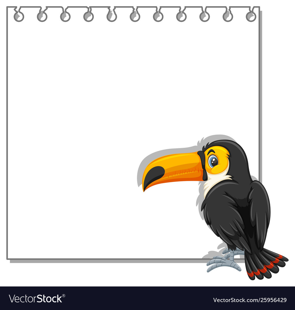 Toucan on note template